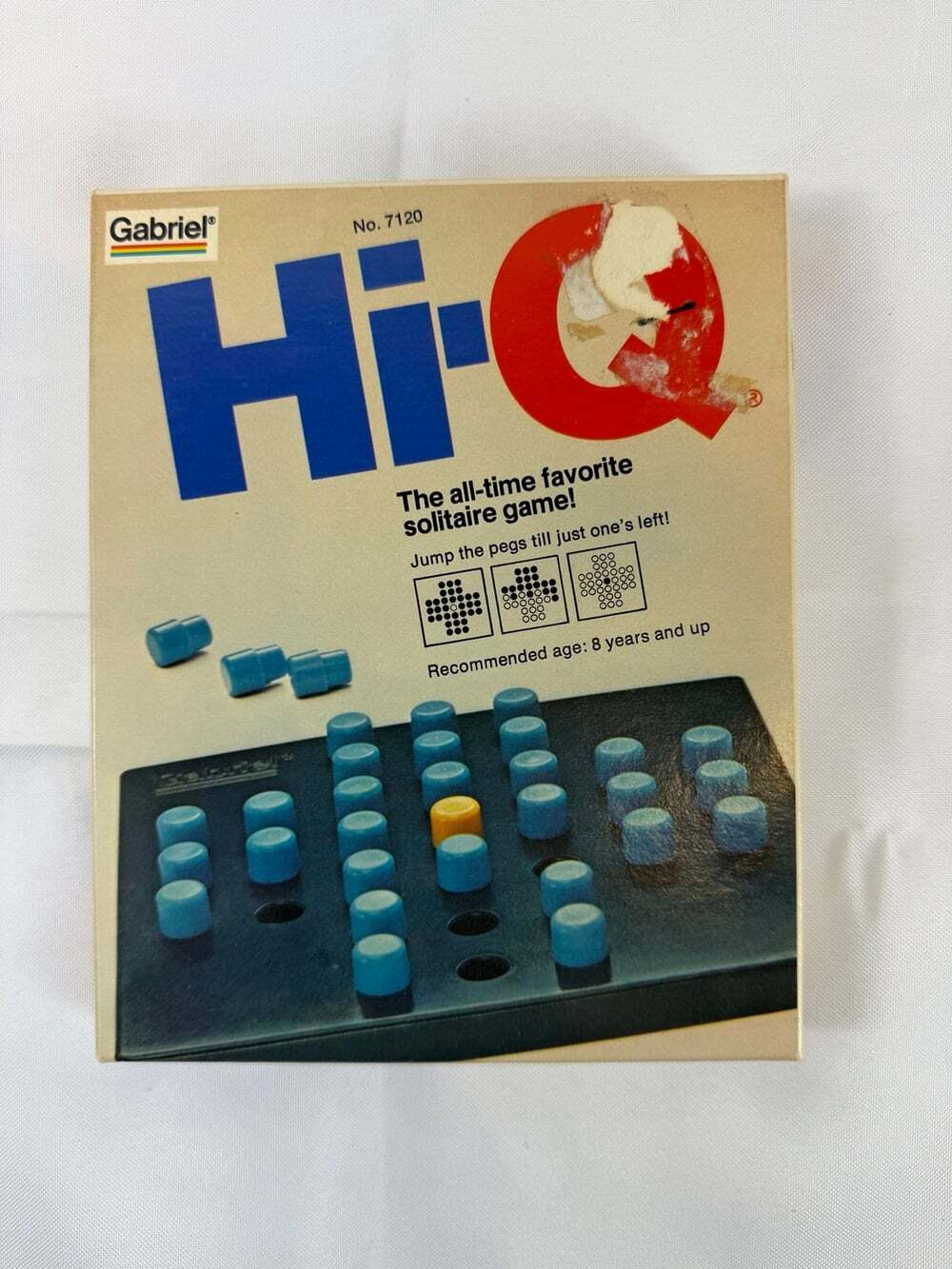 Vintage 1978 Gabriel Hi-Q Solitaire Peg Game USA